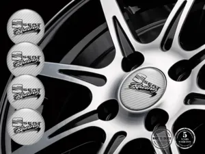 Seat Calcomanías de Rueda Edición Pegatinas de Silicona Racing